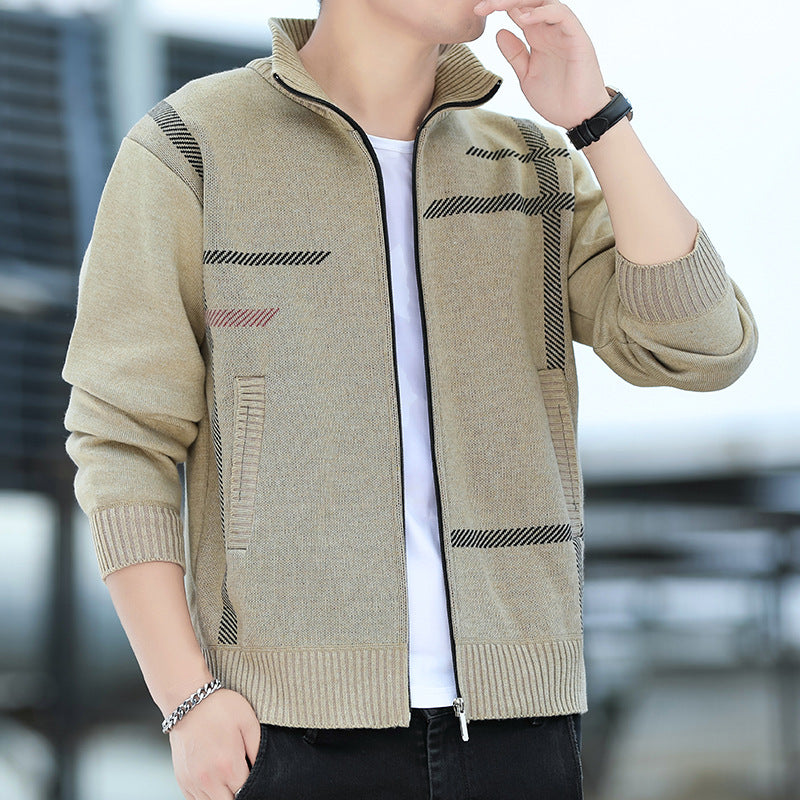 Image of Harley | Men's Full Zip Stand Collar Casual Jacket