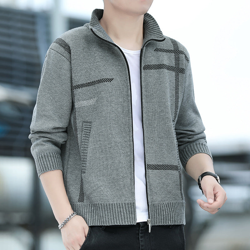 Image of Harley | Men's Full Zip Stand Collar Casual Jacket