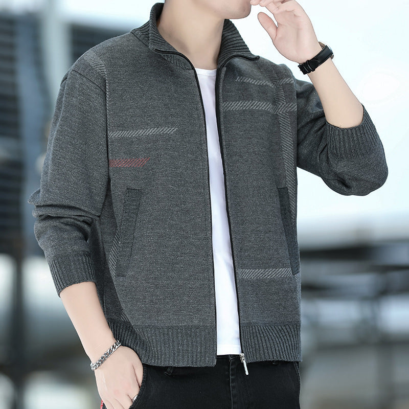 Image of Harley | Men's Full Zip Stand Collar Casual Jacket