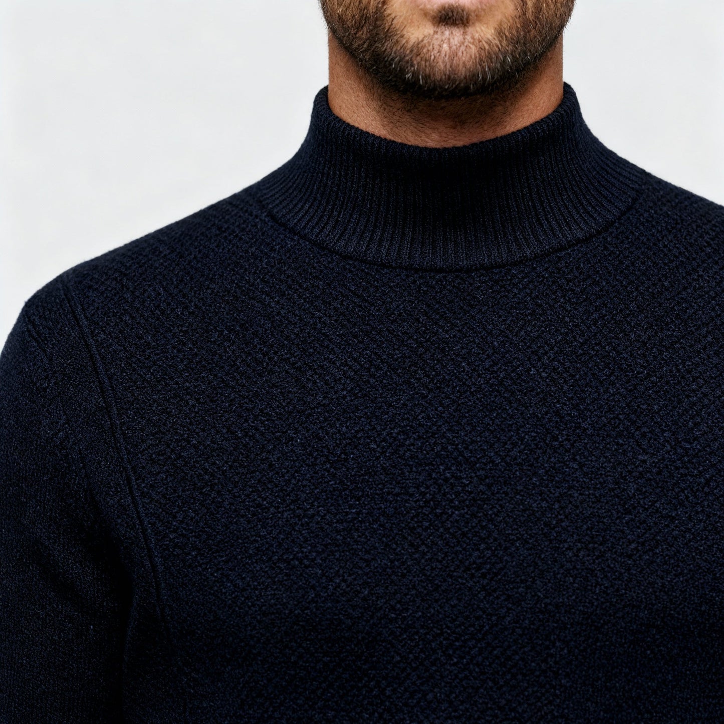 Image of Harold | Men's Slim-Fit Turtleneck Sweater