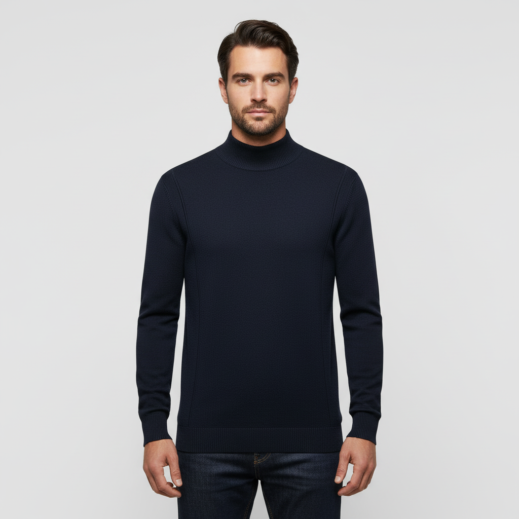 Image of Harold | Men's Slim-Fit Turtleneck Sweater