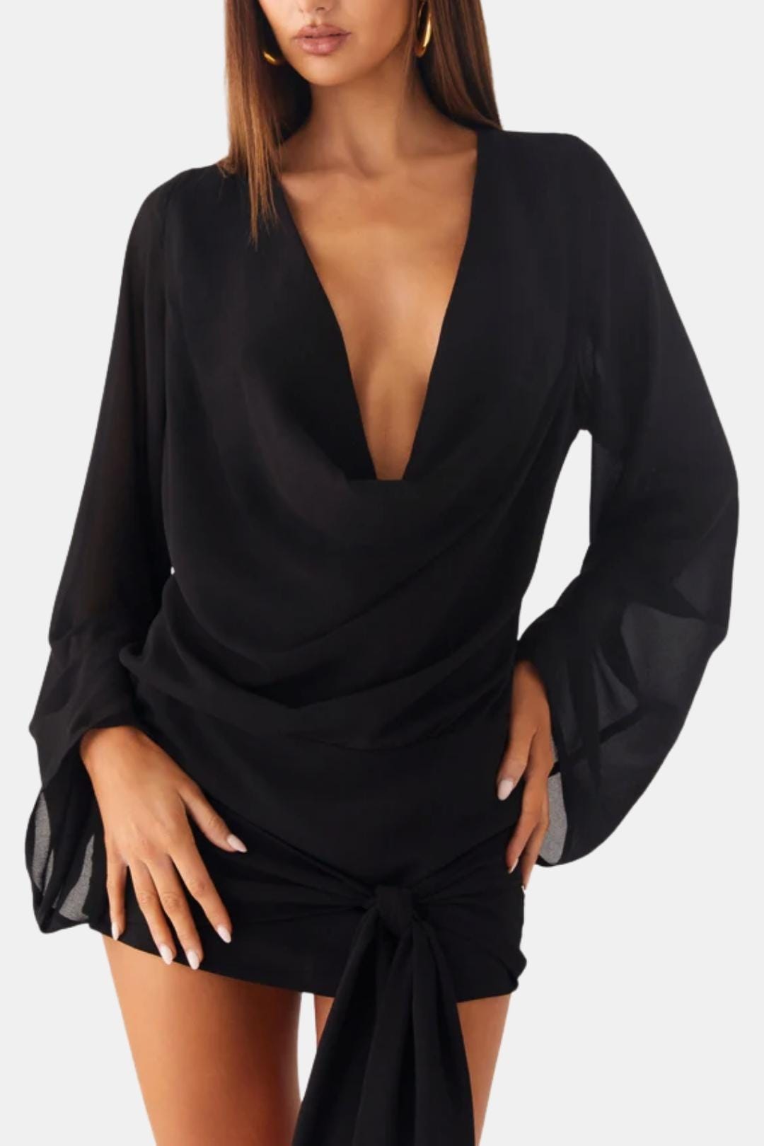 Image of Harper | Women's Long Sleeve Mini Dress