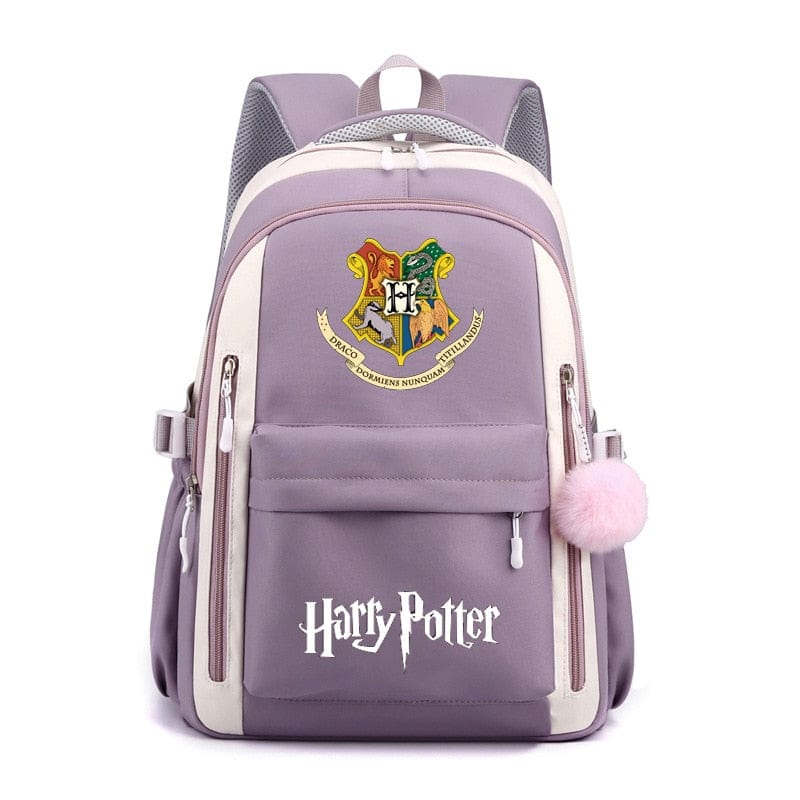 Harry Potter Children's Backpack - Magical School Bag - Blue, Black, Pink, Purple