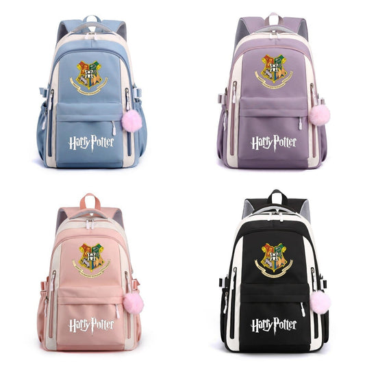 Harry Potter Children's Backpack - Magical School Bag - Blue, Black, Pink, Purple