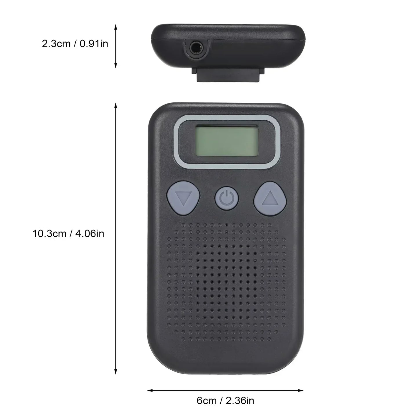 Hearing Aid Sound Amplifier – Battery-Powered In-Ear Hearing Amplifier with Headphones for Seniors and Adults