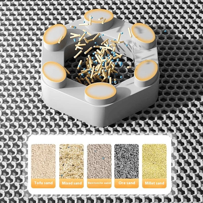 Heavy-Duty Waterproof Dual-Layer Litter Mat Floor Protector