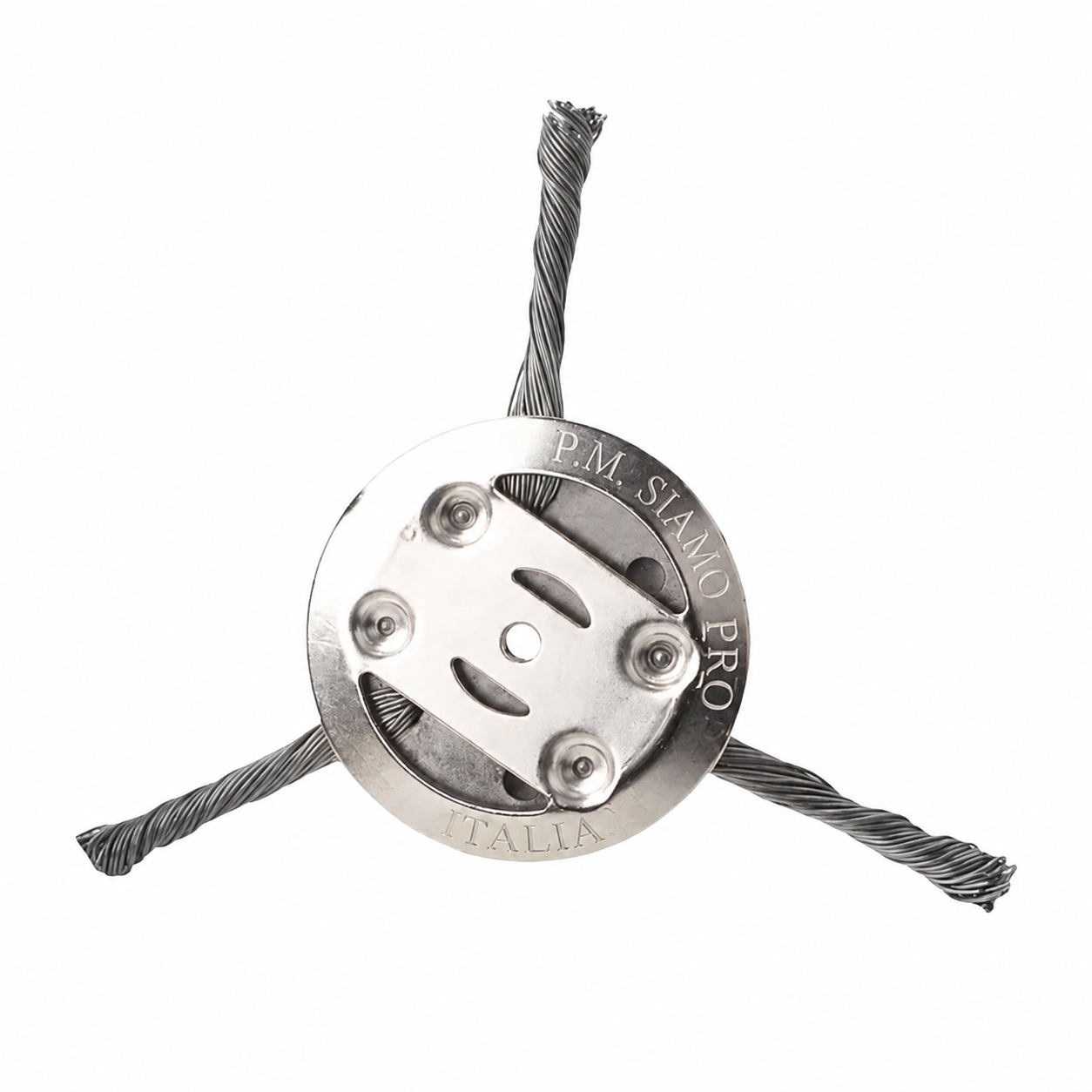 Heavy-Duty Wire Brush Head for Grass Trimmers