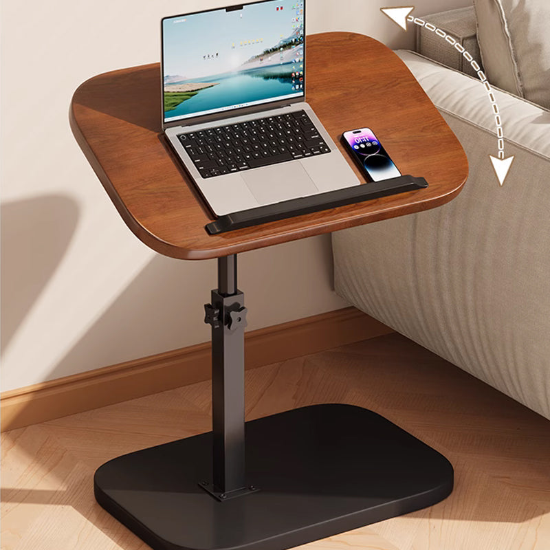 Height-Adjustable Mobile Laptop Desk with 360° Swivel Tabletop, 45–80 cm, 30 kg Capacity