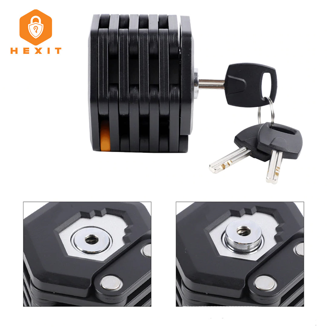HEXIT™ Foldable Bike Lock | Safe, Compact & Lightweight