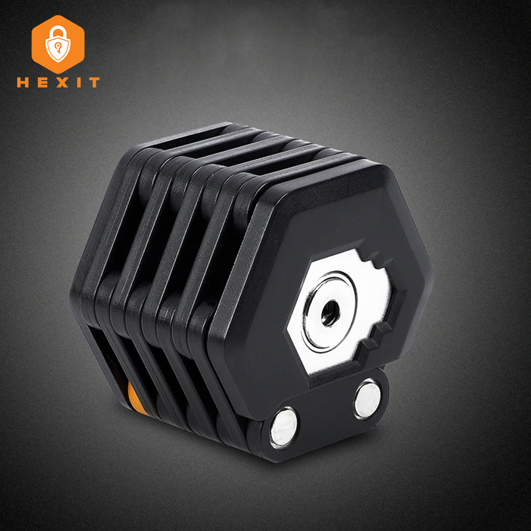 HEXIT™ Foldable Bike Lock | Safe, Compact & Lightweight