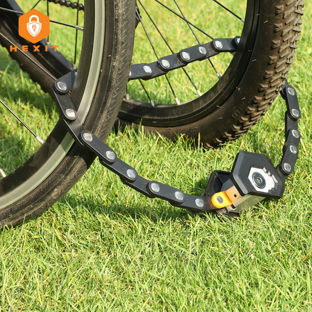 HEXIT™ Foldable Bike Lock | Safe, Compact & Lightweight