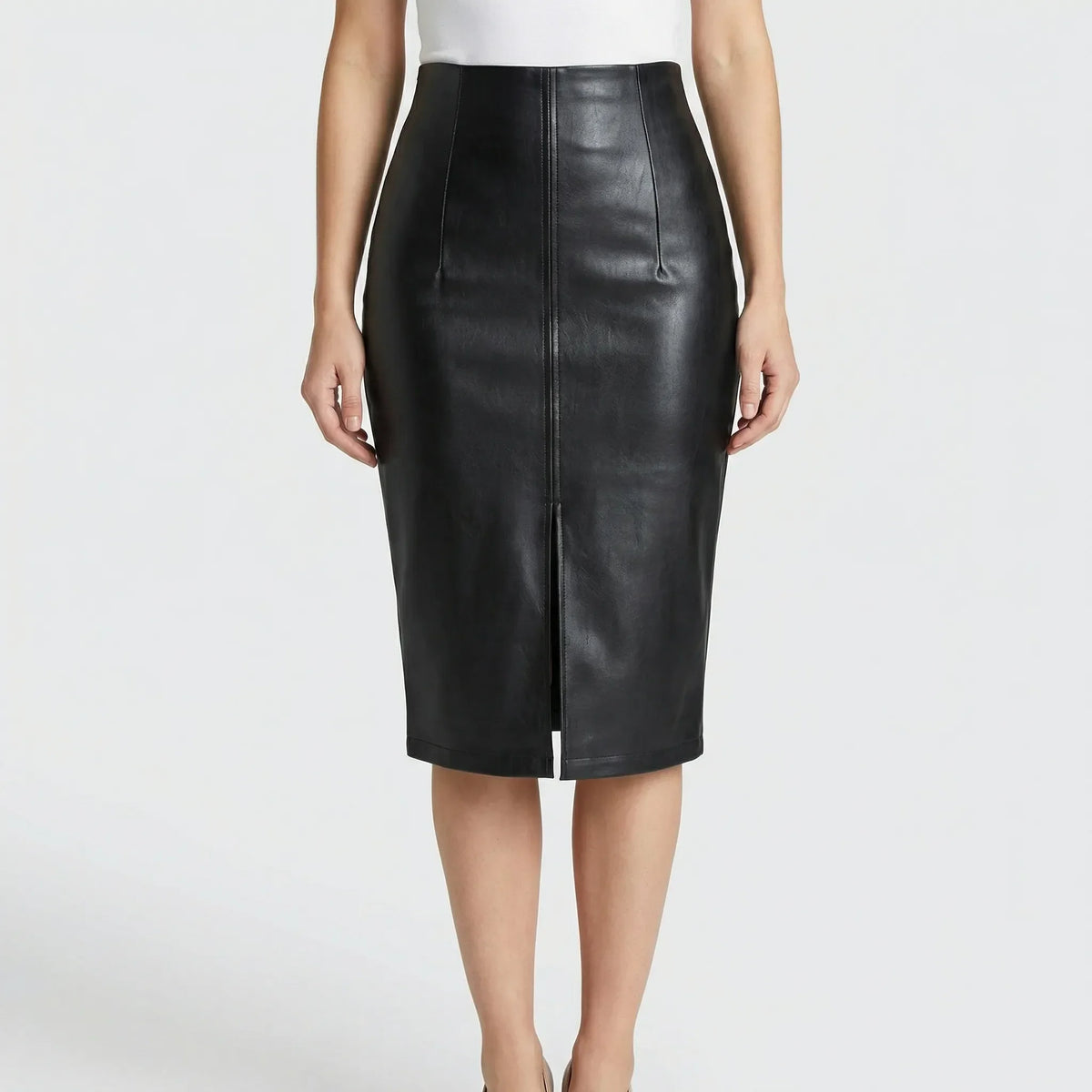 High-Waisted Pencil Skirt