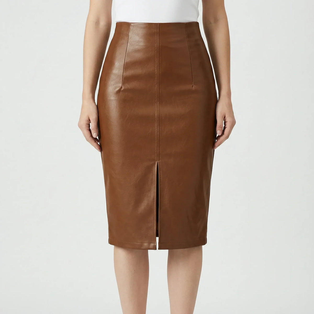 High-Waisted Pencil Skirt