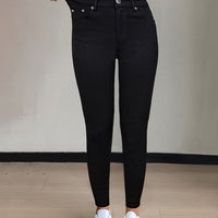 High-Waisted Skinny Jeans