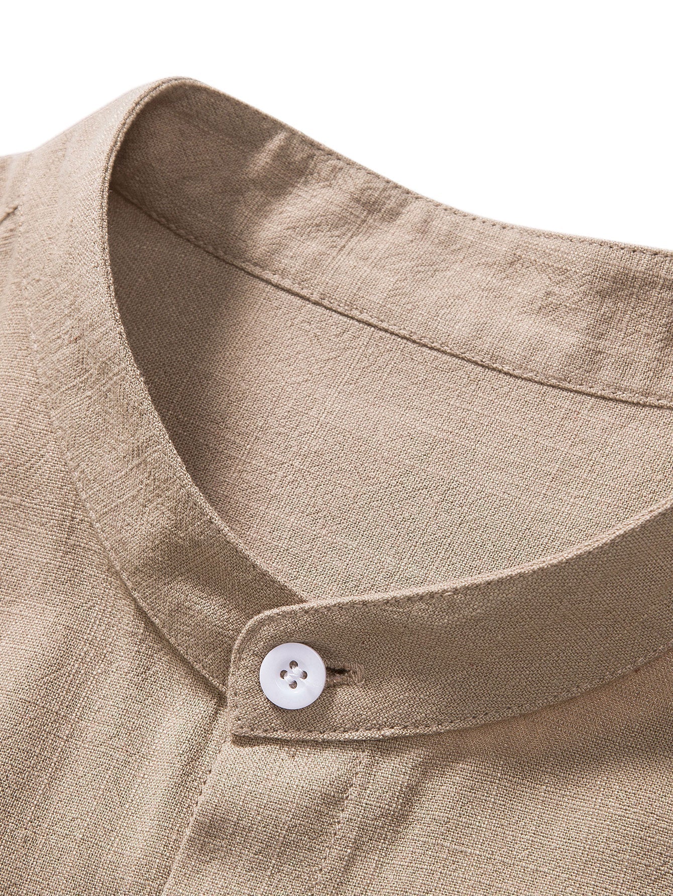 Image of Holden | Men's Grandad Collar Button-Down Shirt