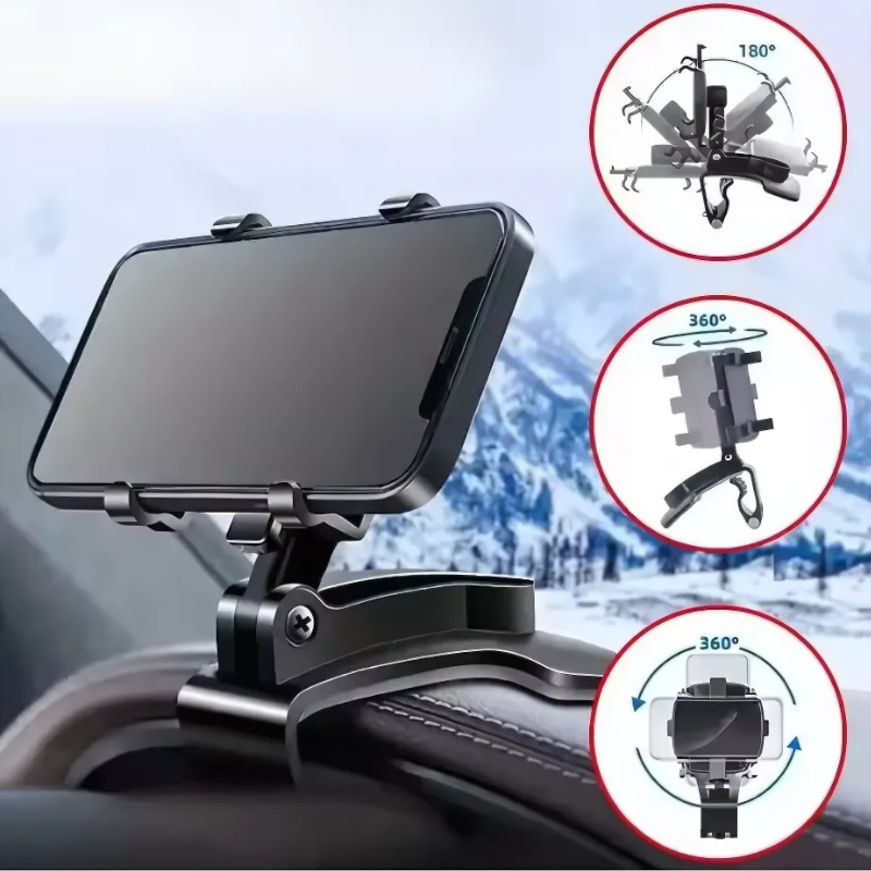 Holder360° PhoneGrip: Rotating Phone Stand with Strong Compact Grip