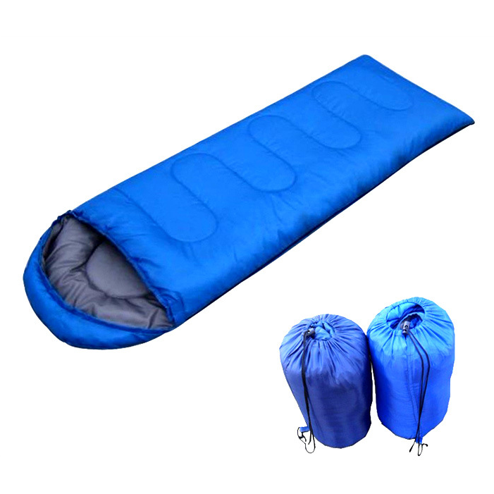 Hooded Sleeping Bag with Full-Length Zipper for Camping, Hiking, and Bivy