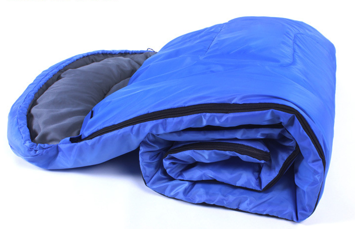 Hooded Sleeping Bag with Full-Length Zipper for Camping, Hiking, and Bivy