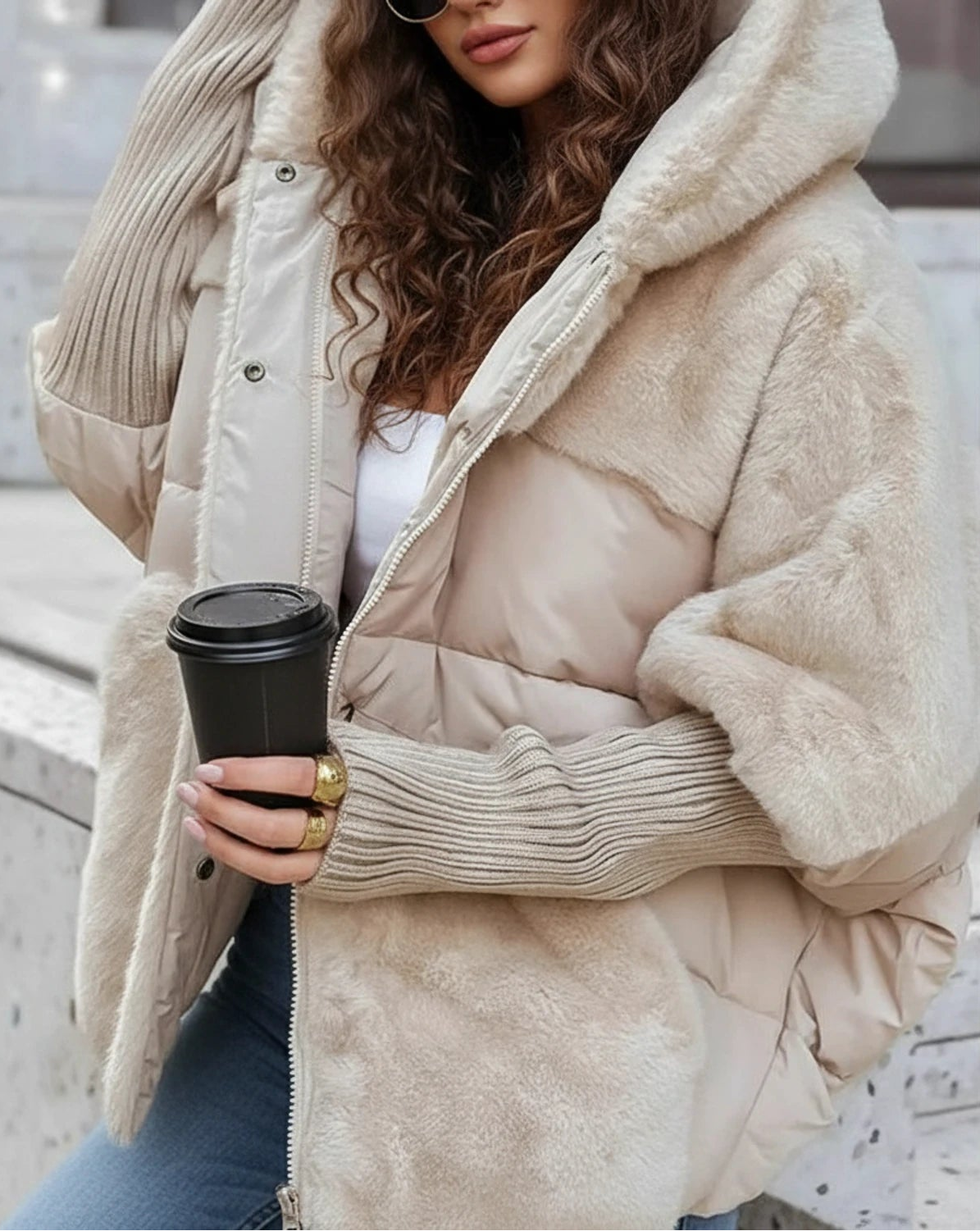 Teddy Fleece Winter Jacket for Women
