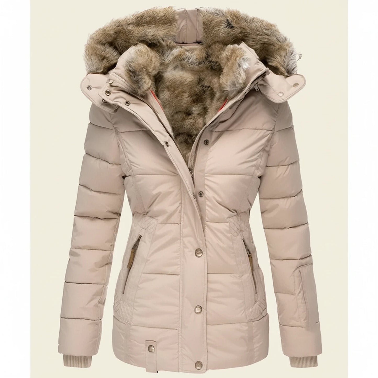 Hooded Winter Puffer Jacket for Women