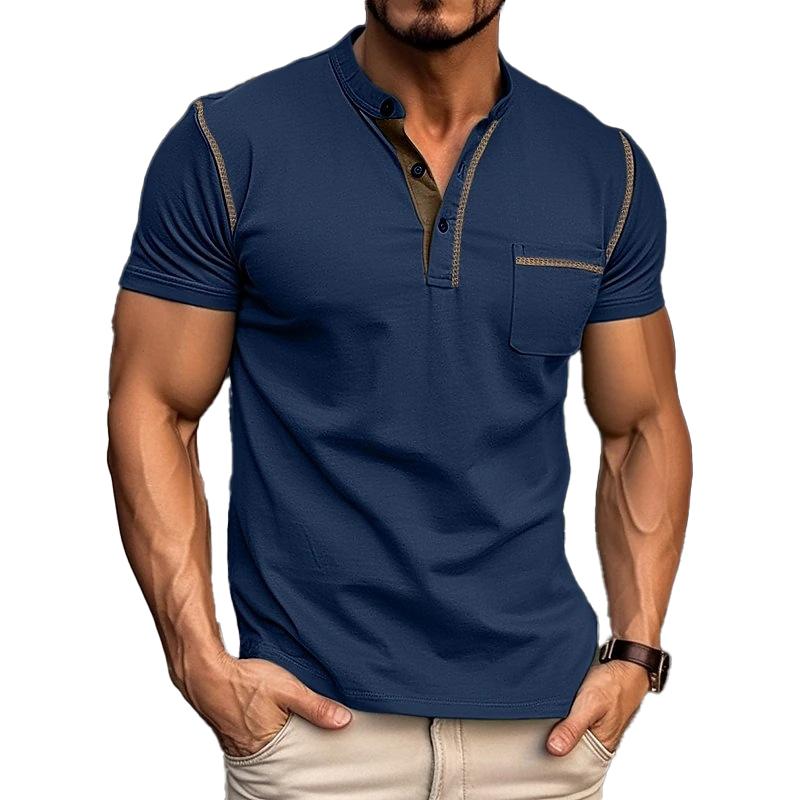 Image of Hudson | Men's Casual Henley T-Shirt