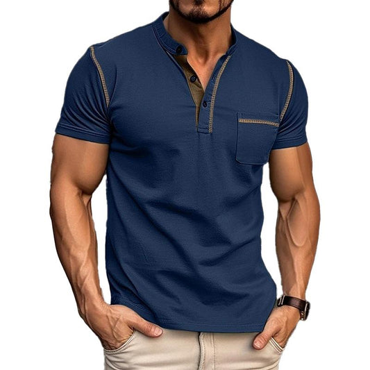 Image of Hudson | Men's Casual Henley T-Shirt