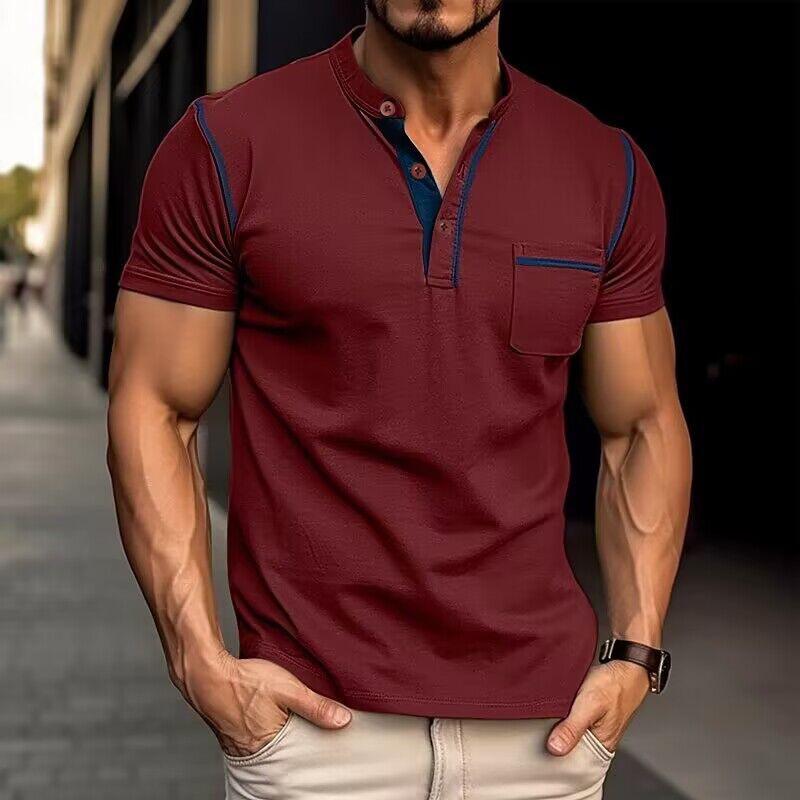 Image of Hudson | Men's Casual Henley T-Shirt
