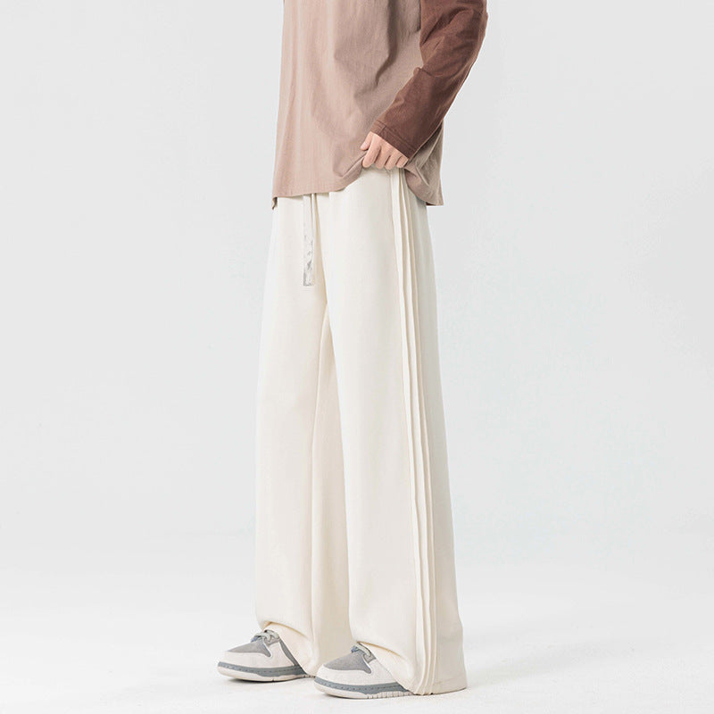 Image of Hudson | Men's Wide Leg Drawstring Casual Pants