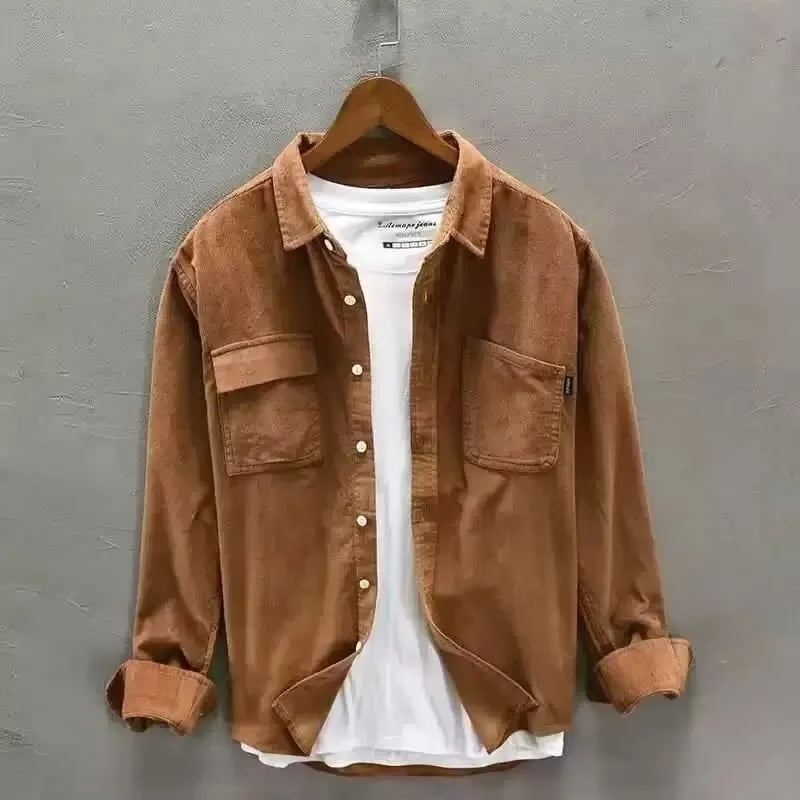 Image of Hugh | Men's Button-Down Casual Shirt