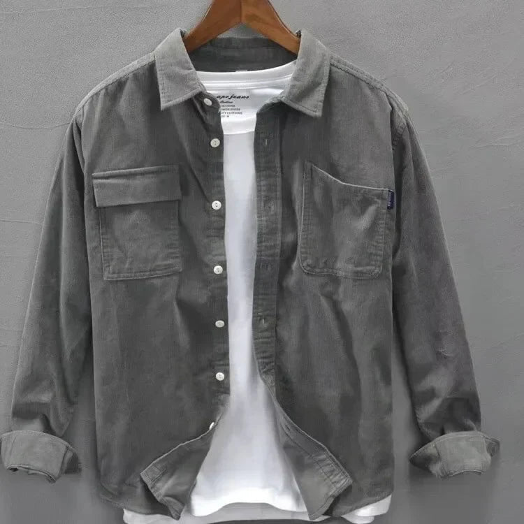 Image of Hugh | Men's Button-Down Casual Shirt