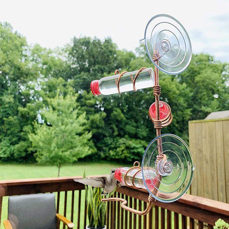 Hummingbird Feeder for Window Viewing