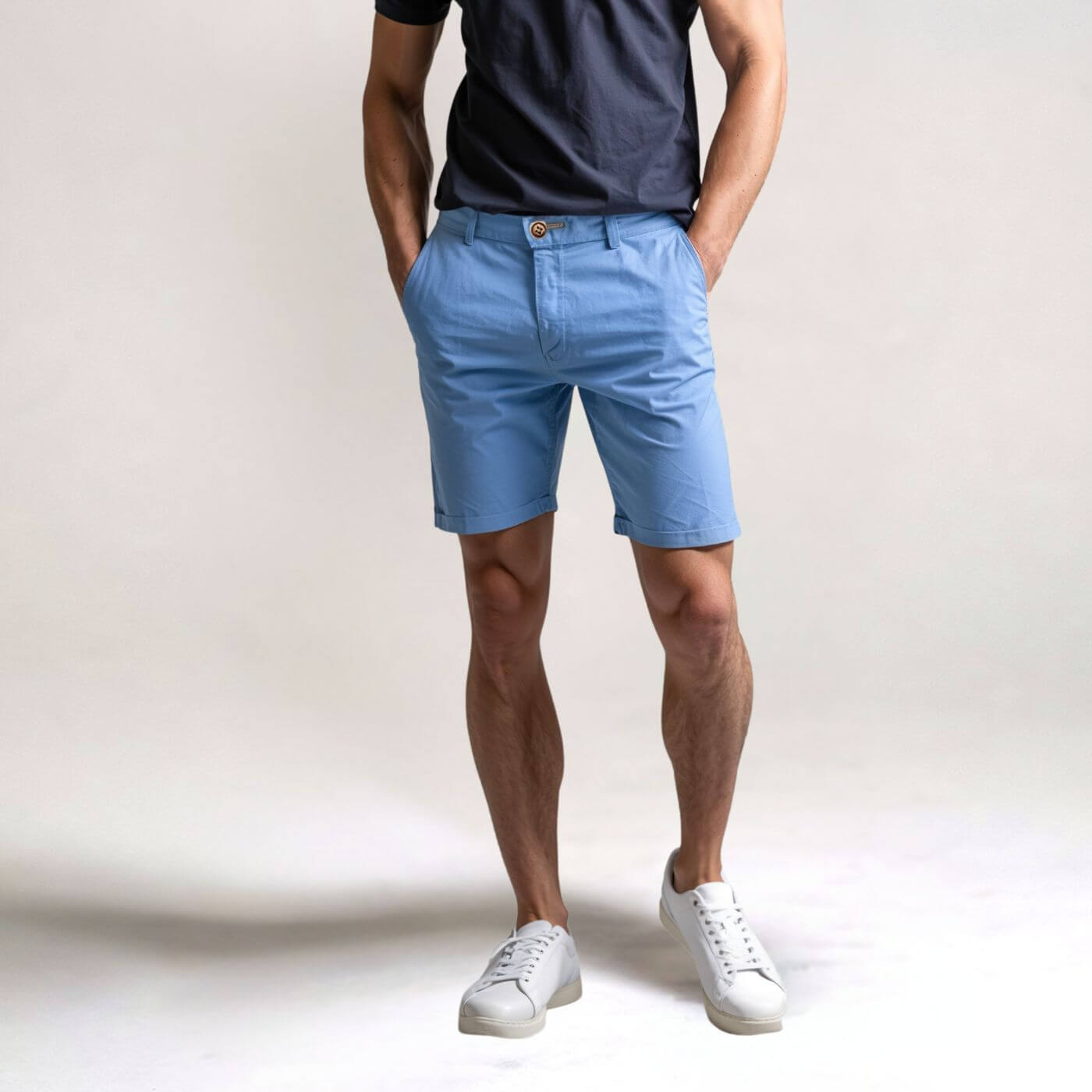 Image of Ian | Men's Flat Front Chino Shorts