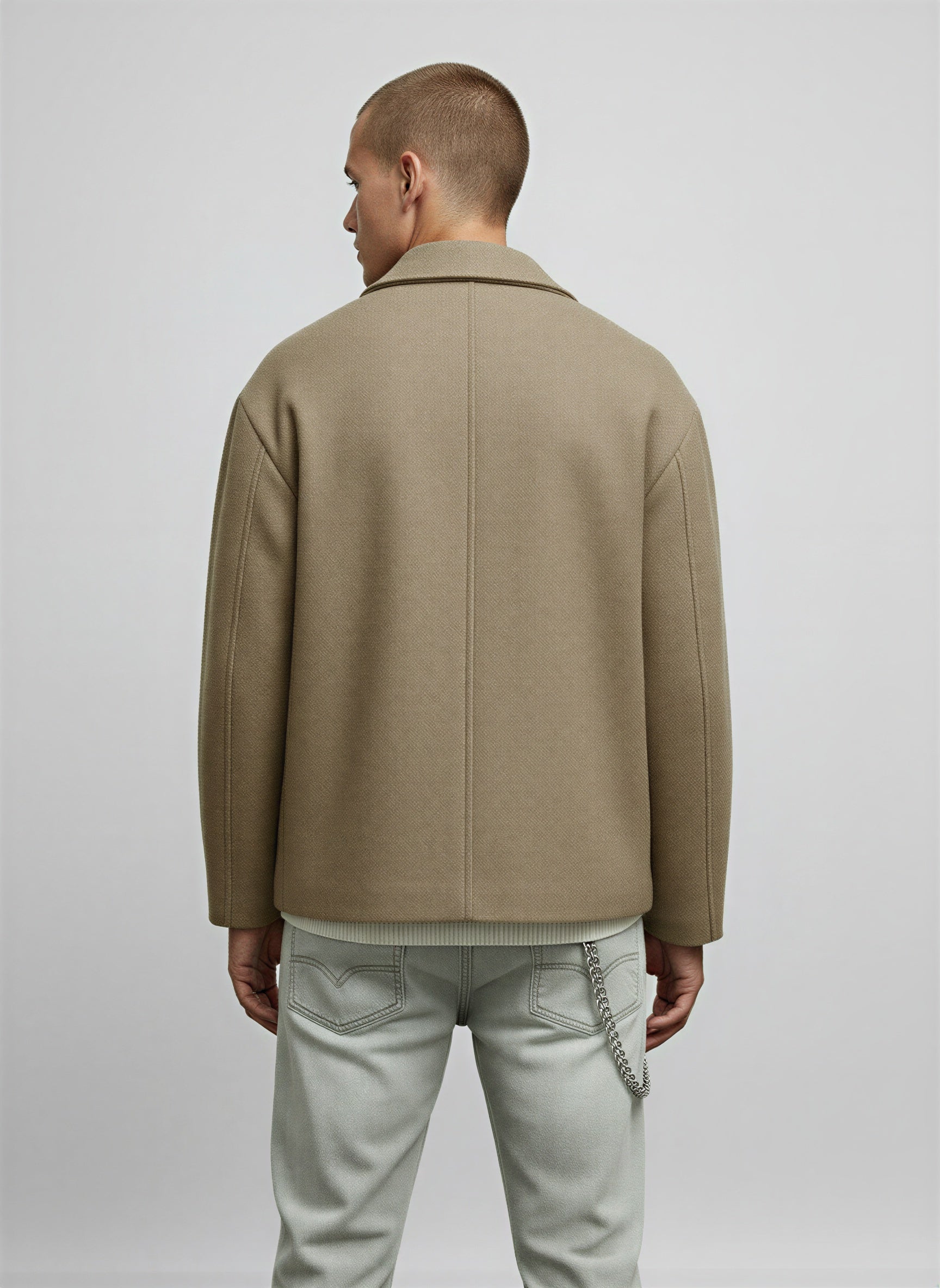 Image of Ian | Men's Shawl Collar Relaxed Fit Jacket