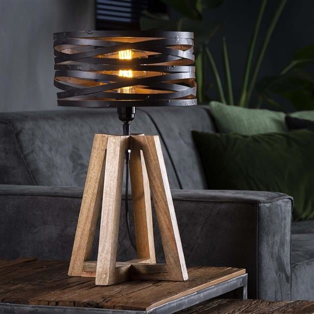 Industrial Wooden Lamp | Flexible Lighting | High-Quality Design
