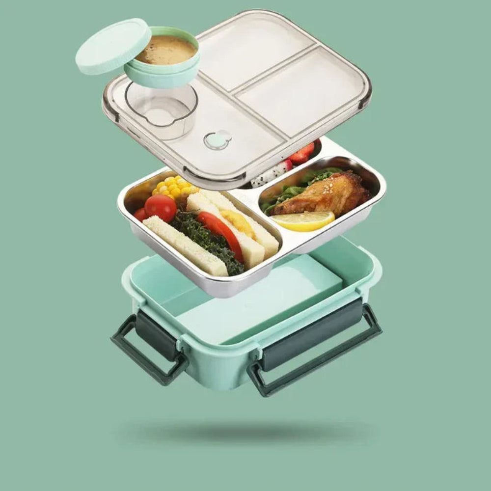 Insulated Stainless Steel Lunch Box – Keeps Temperature up to 12 Hours