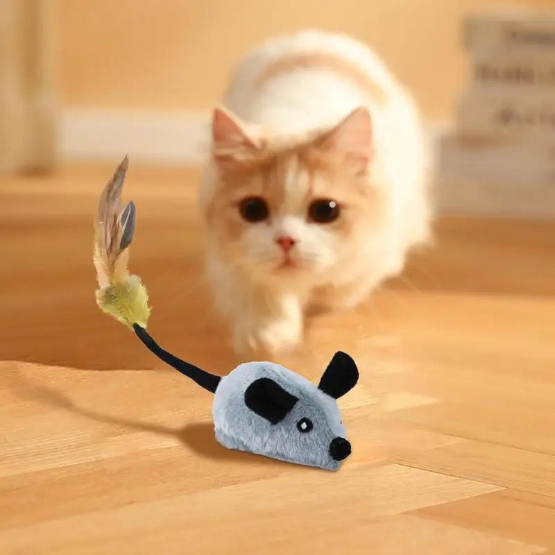 Interactive Cat Toy with Realistic Mouse Movements