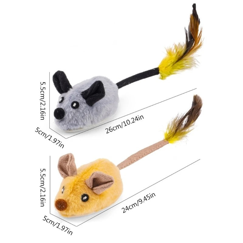 Interactive Cat Toy with Realistic Mouse Movements