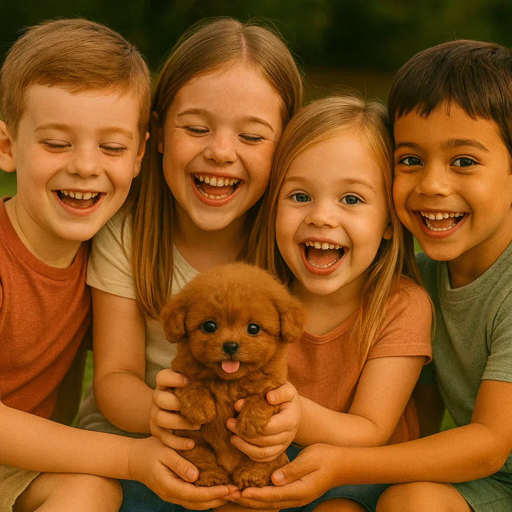 Interactive Plush Puppy for Children & Adults – Realistic Play and Love