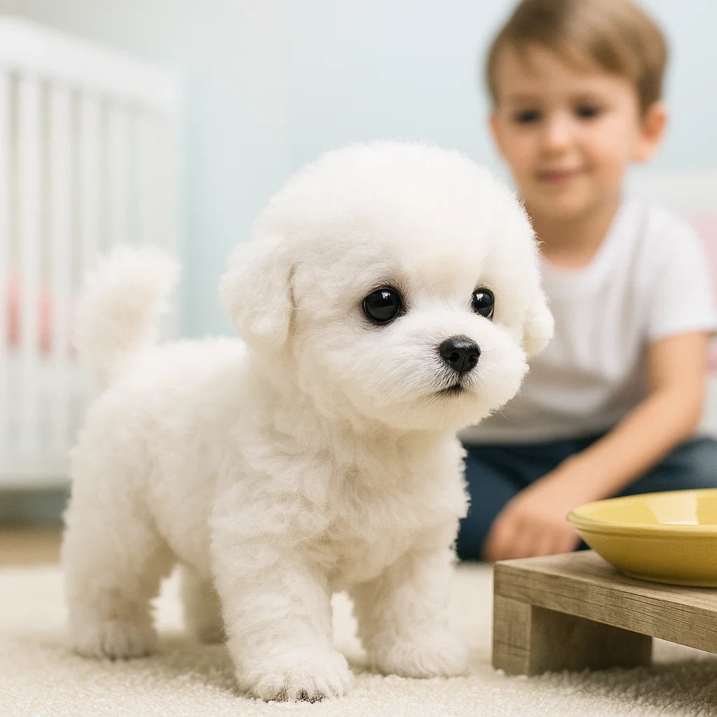 Interactive Plush Puppy for Children & Adults – Realistic Play and Love