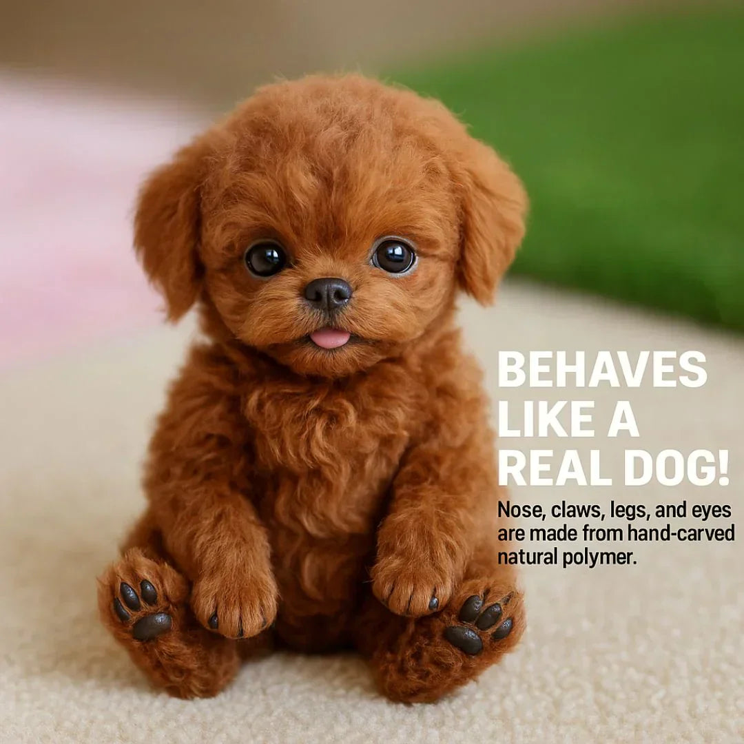 Interactive Plush Puppy for Children & Adults – Realistic Play and Love