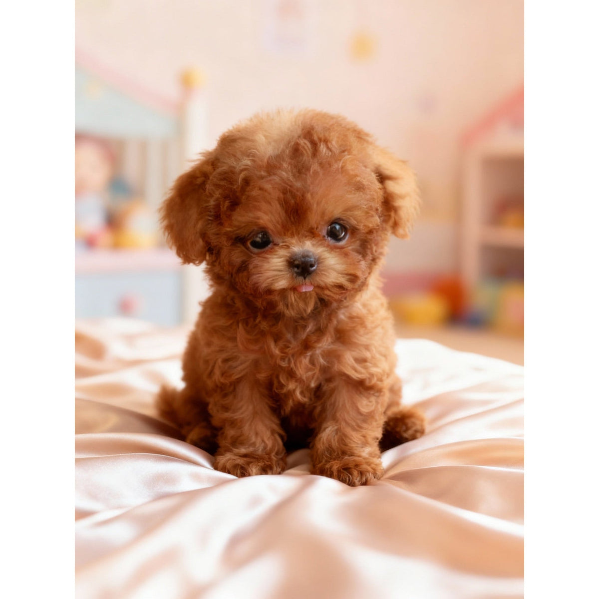 Interactive Plush Toy Dog in Sitting Pose with Sounds and Movement