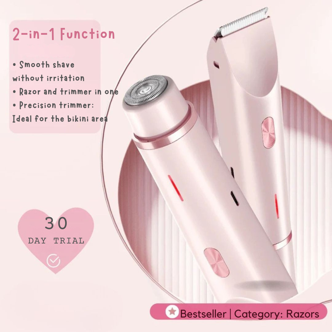 Intimate Shaver | Cordless Electric Shaver | Gentle Wet Dry Shaving | IntimLisse