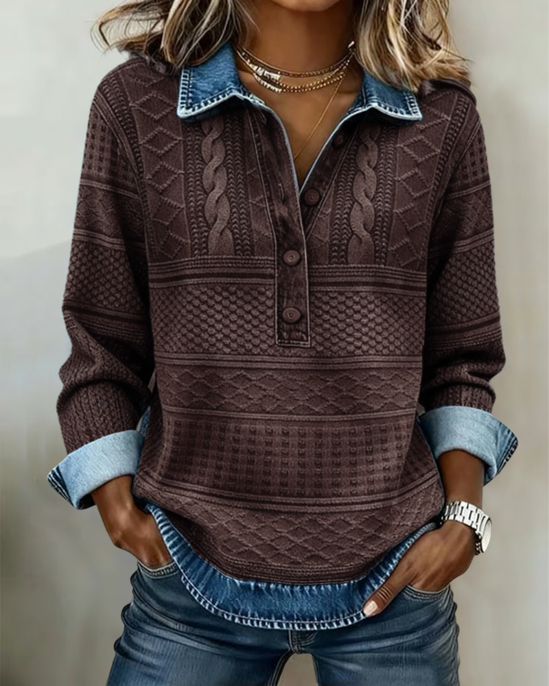 Image of Ivy | Women's Button-Down Long Sleeve Blouse