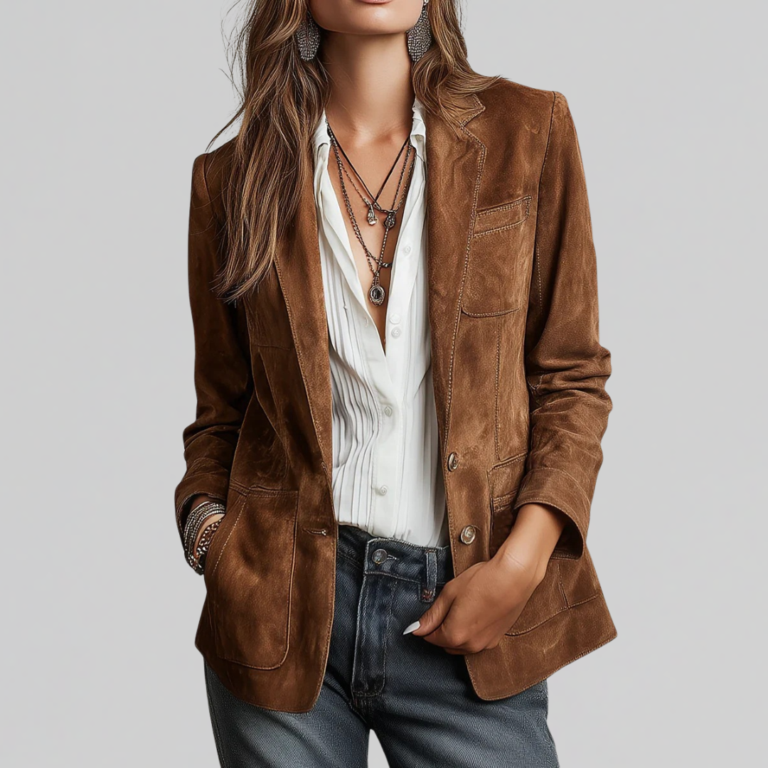 Image of Ivy | Women's Notch Lapel Tailored Blazer