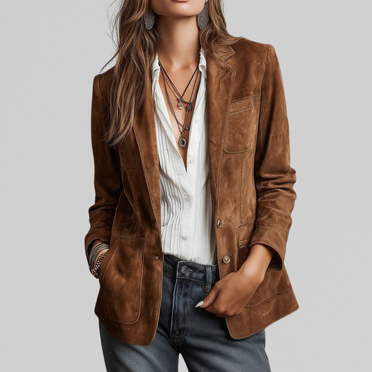 Image of Ivy | Women's Notch Lapel Tailored Blazer