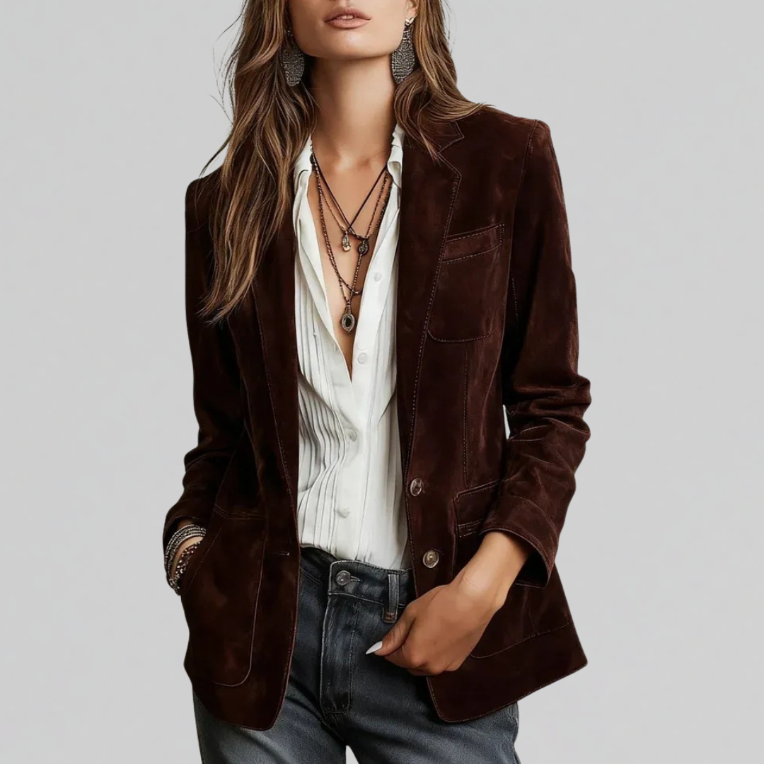 Image of Ivy | Women's Notch Lapel Tailored Blazer