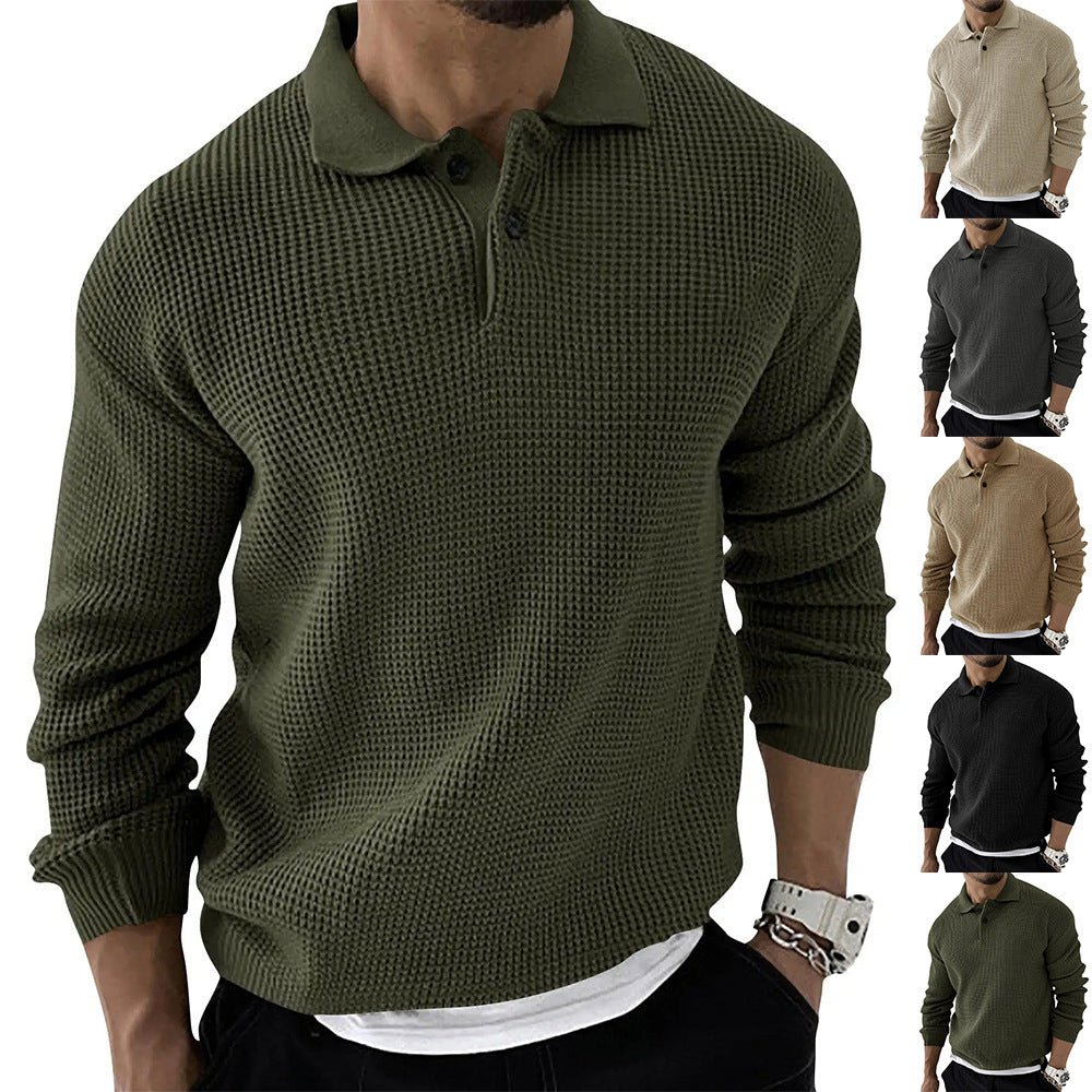 Image of Jake | Men's Polo Button-Down Sweater