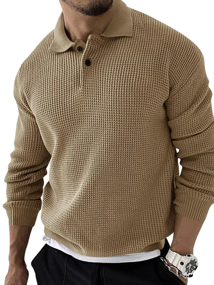 Image of Jake | Men's Polo Button-Down Sweater