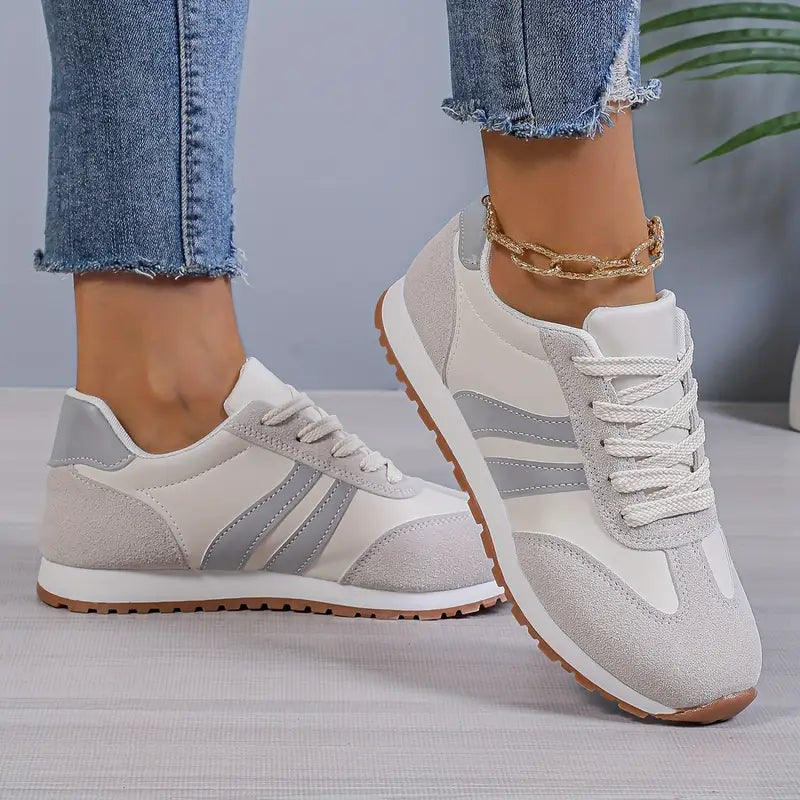 Image of Jamie | Women's Lace-Up Retro Sneakers