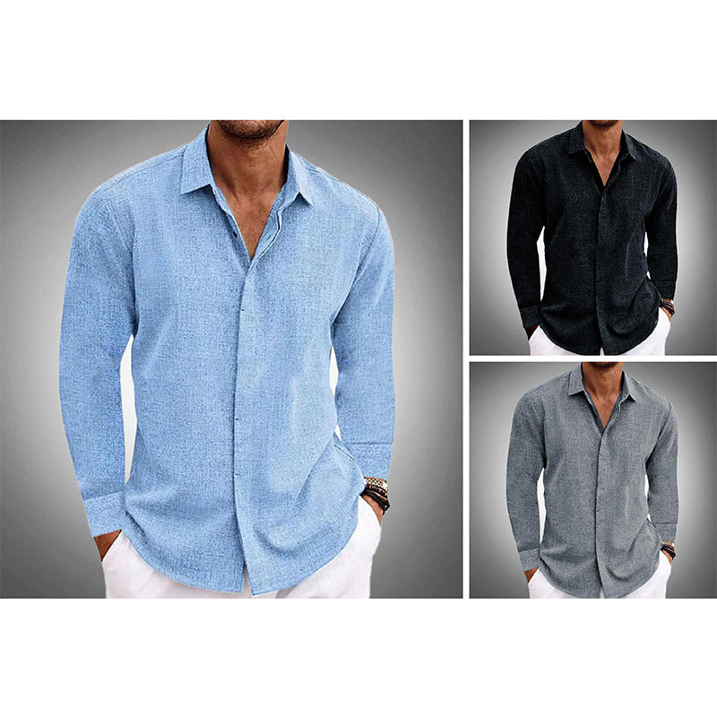 Image of Jamison | Men's Long Sleeve Button-Down Shirt